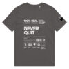 Never Quit Unisex organic mid-light t-shirt - Image 4